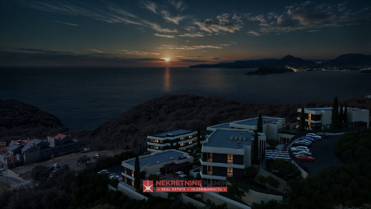 One- and Two-Bedroom Apartments in a Luxury Residential-Hotel Complex, Reževići, Budva